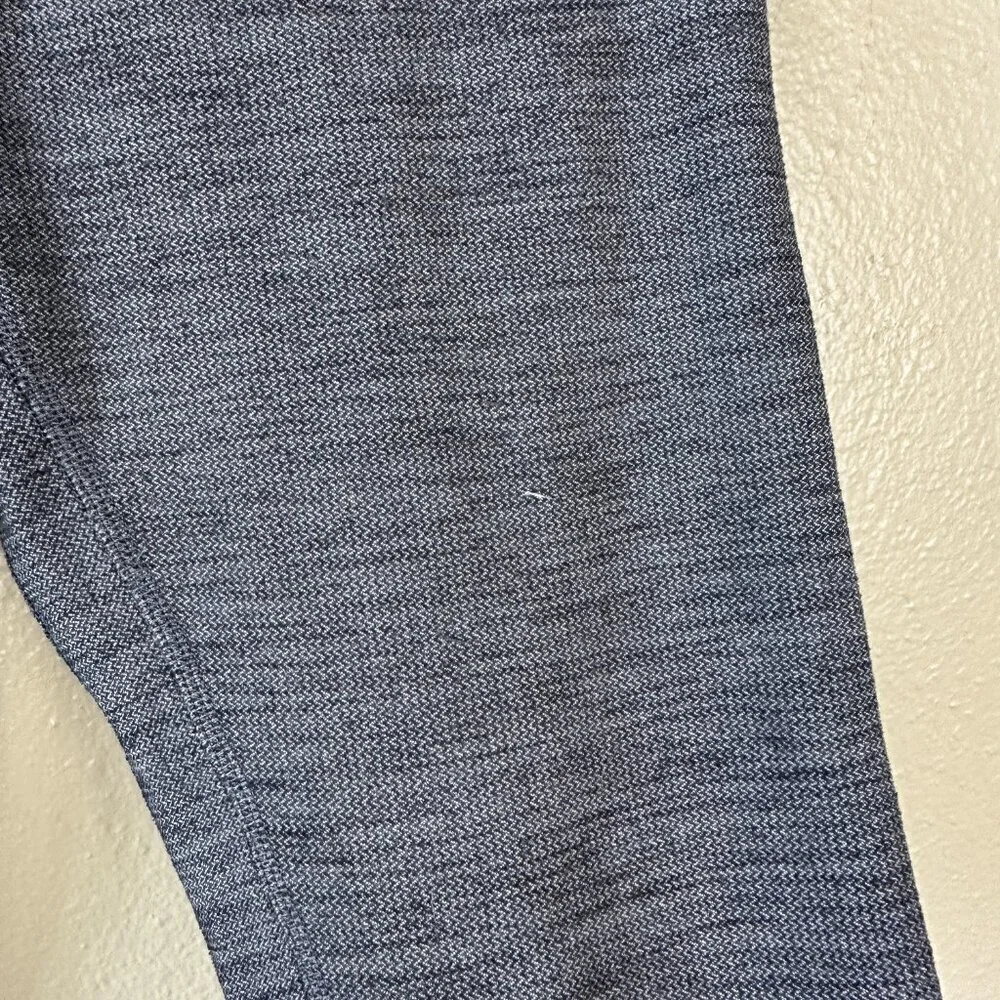 Lululemon Align Pant II 25” Yoga Mini Heathered Herringbone White Black Size 6